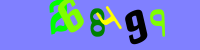 Blue Captcha Image