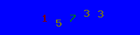 Blue Captcha Image