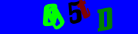 Blue Captcha Image