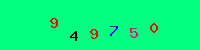 Blue Captcha Image