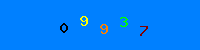 Blue Captcha Image