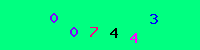 Blue Captcha Image