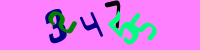 Blue Captcha Image