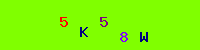 Blue Captcha Image
