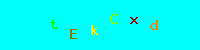 Blue Captcha Image