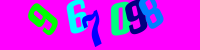 Blue Captcha Image