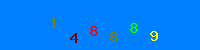 Blue Captcha Image