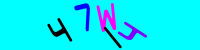 Blue Captcha Image