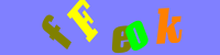 Blue Captcha Image