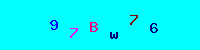 Blue Captcha Image