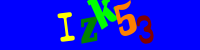 Blue Captcha Image