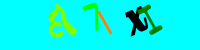 Blue Captcha Image