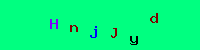 Blue Captcha Image