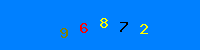 Blue Captcha Image