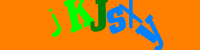 Blue Captcha Image