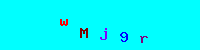 Blue Captcha Image
