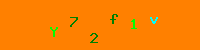 Blue Captcha Image