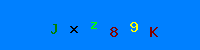 Blue Captcha Image