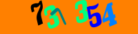 Blue Captcha Image