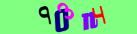 Blue Captcha Image