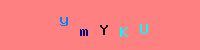 Blue Captcha Image
