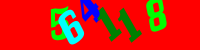 Blue Captcha Image
