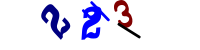 Blue Captcha Image