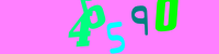 Blue Captcha Image