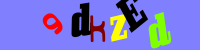 Blue Captcha Image