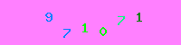 Blue Captcha Image