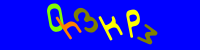 Blue Captcha Image