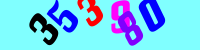 Blue Captcha Image