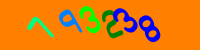 Blue Captcha Image