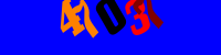 Blue Captcha Image