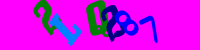Blue Captcha Image