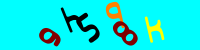 Blue Captcha Image