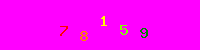 Blue Captcha Image