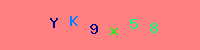 Blue Captcha Image