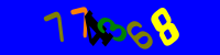 Blue Captcha Image