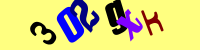 Blue Captcha Image