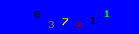 Blue Captcha Image
