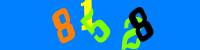 Blue Captcha Image