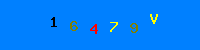 Blue Captcha Image