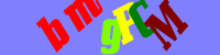 Blue Captcha Image