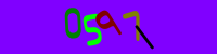 Blue Captcha Image