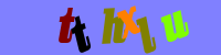 Blue Captcha Image