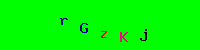 Blue Captcha Image