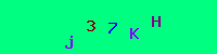 Blue Captcha Image