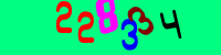 Blue Captcha Image