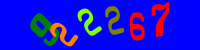 Blue Captcha Image